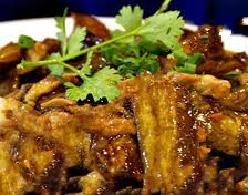 肉丝烧茄子