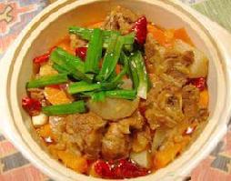 沙锅羊肉炖土豆