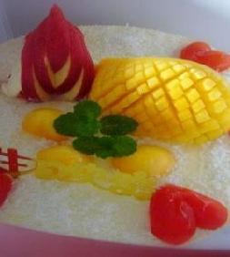 椰浆慕斯蛋糕