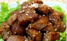 煎五香里脊肉
