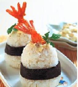 炸虾饭团