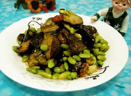 毛豆烧茄子