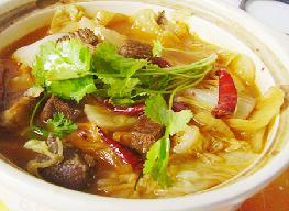 牛肉白菜煲