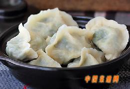菠菜素馅饺子