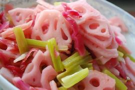 糖醋芹菜藕