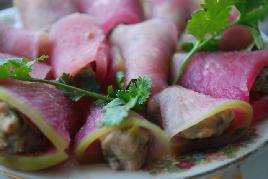 萝卜鱼肉卷