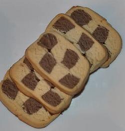 双色格子小西饼
