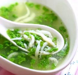 翡翠银鱼羹（4人份）