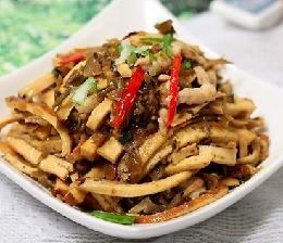 芽菜炒豆干