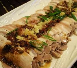 蒜泥麻辣白肉