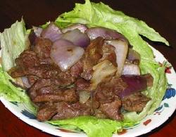 洋葱炒牛肉
