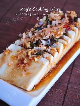 鲣鱼皮蛋豆腐
