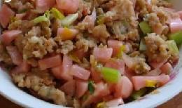 泡菜萝卜头炒肉末