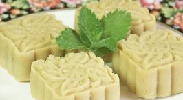 清凉夹沙绿豆糕