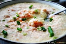 豌豆胡萝卜鸡蛋羹