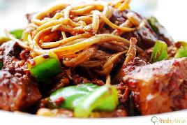 金针菇烧豆腐