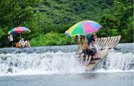 桂林遇龙河漂流金龙桥码头