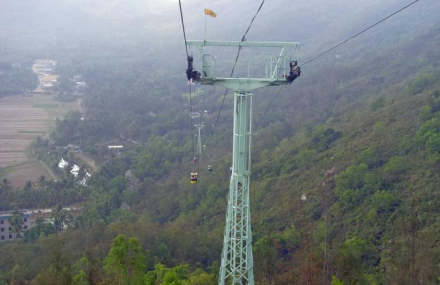 陵水南湾猴岛索道缆车