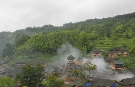 黔东南晚寨侗寨