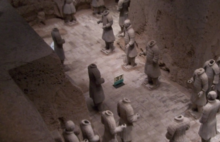 西安原封土边界遗迹