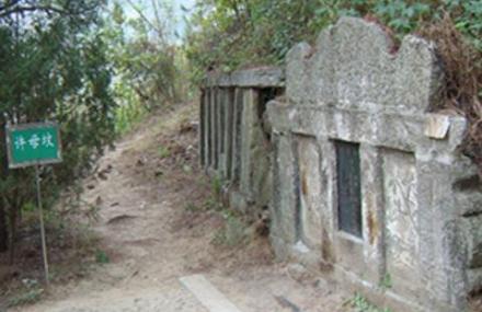 信阳许母坟及五棵松