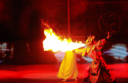 成都传奇变脸秀