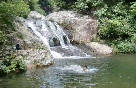 宁波宁海浑水溪清水溪