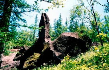 白山长白山峡谷浮石林