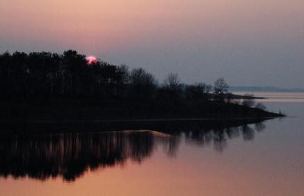 荆门半边山日落