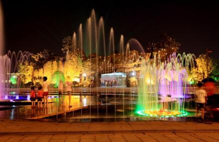 常州淹城春秋乐园夜公园