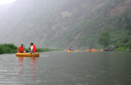 北京白河漂流