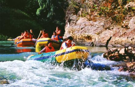 河源龙川九龙湾漂流