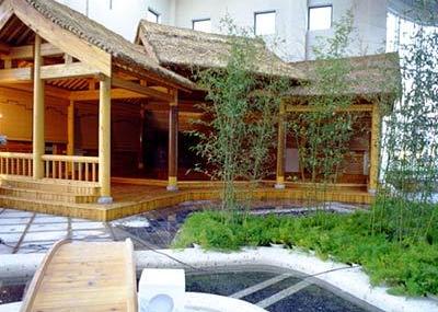 北京儒家风格温泉浴区