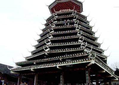 黔东南纪堂鼓楼