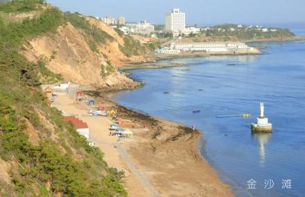 大连金沙滩海滨浴场