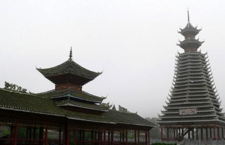 黔东南车江侗寨