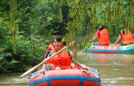 宜春明月山漂流