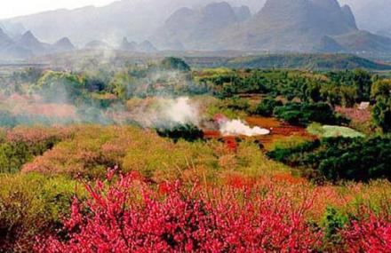 桂林大岭山桃园