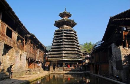 黔东南增冲鼓楼