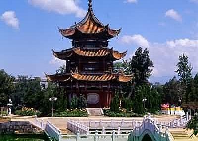 红河南湖瀛洲亭