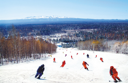 延边长白山西坡滑雪场