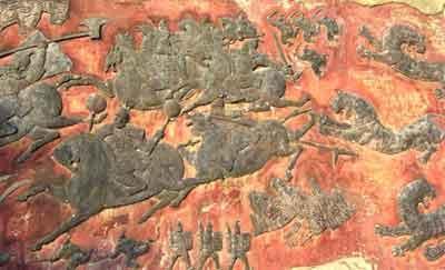 曲靖爨文化浮雕