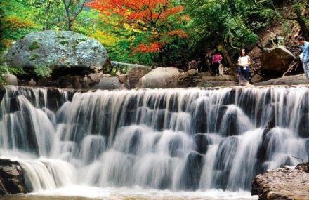 晋中水涛沟瀑布