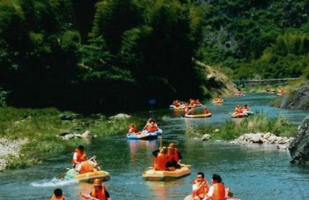 金华安地仙源谷漂流