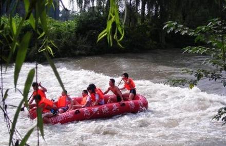 成都府河漂流