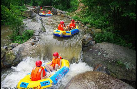 金华长溪滩漂流