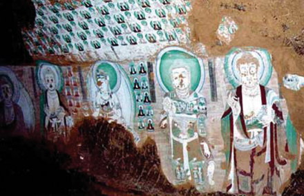 阿克苏阿艾石窟壁画