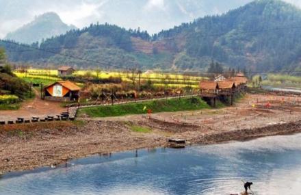 黄山杨家寨佘溪河