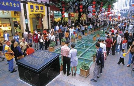 广州北京路商业步行街