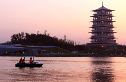 西安世博园水上漫步